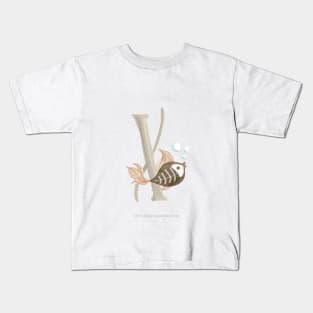 X for X-ray Fish Kids T-Shirt